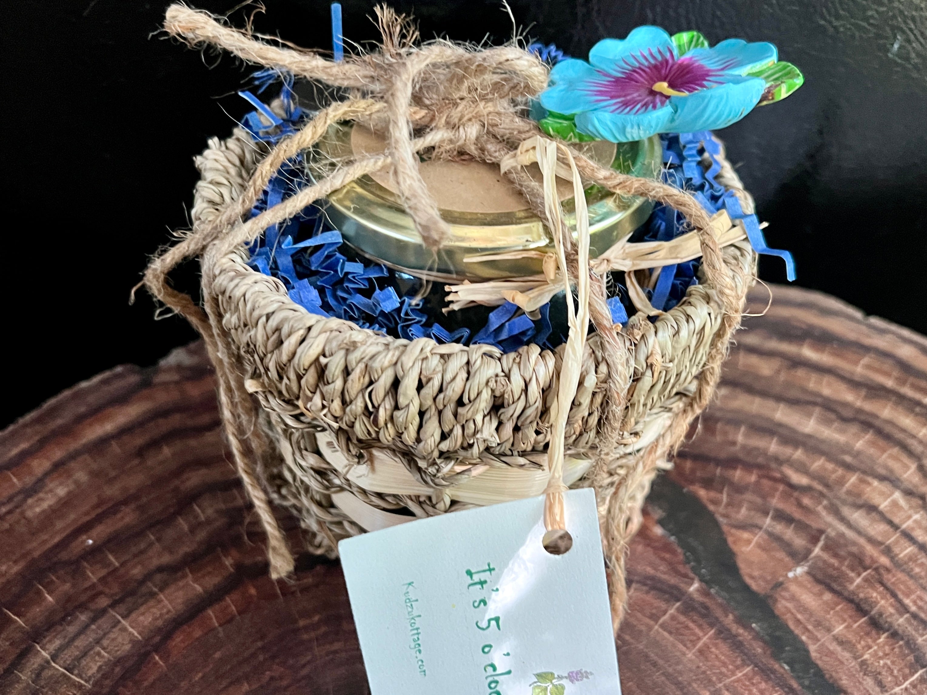 It’s 5 o’clock Somewhere Blue Hawaiian Gift Basket