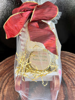 Load image into Gallery viewer, Holiday White Chocolate Sleigh Gift Basket
