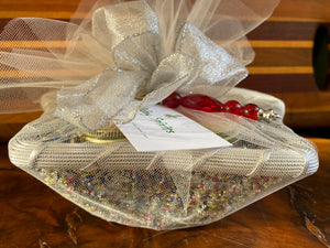 Holiday Spirits Indian Beaded Gift Basket