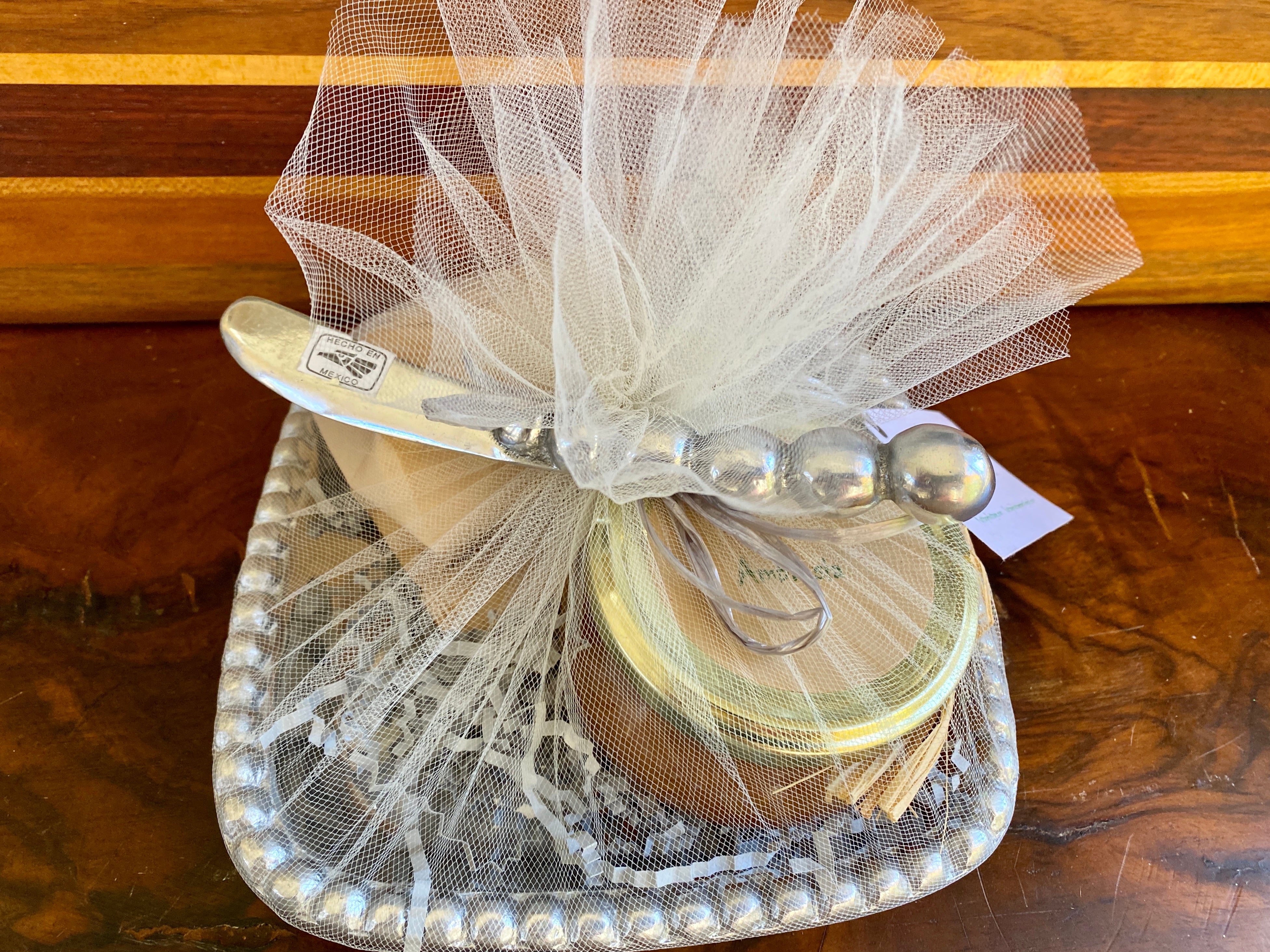 Just Add Some Cheese Ambrosia Pewter Square Gift Bowl