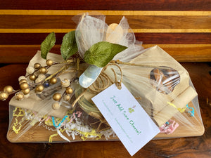 Just Add Some Cheese Happy new year bamboo Gift Board