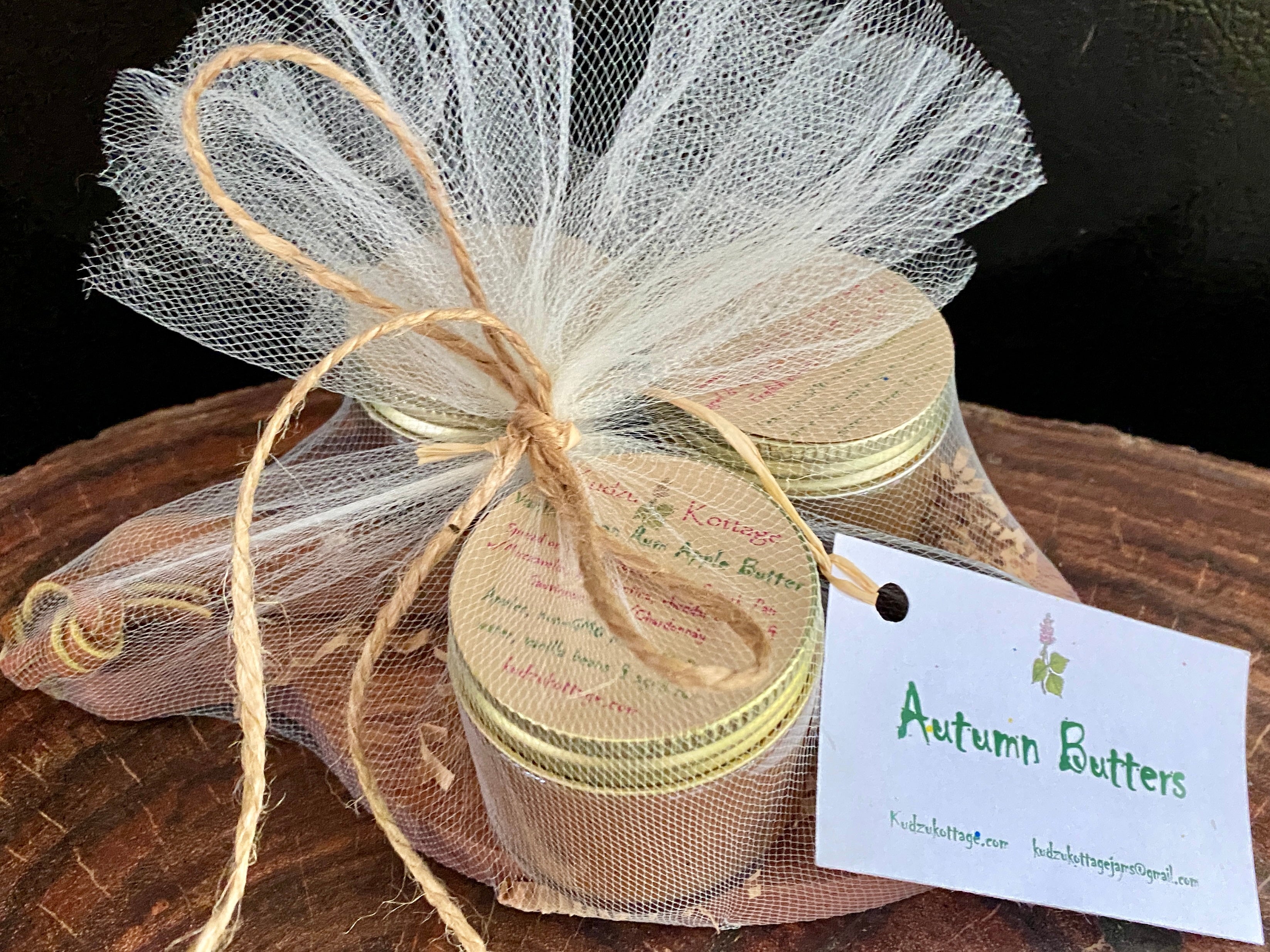 Autumn Butters Gift Walnut Wood Bar Board