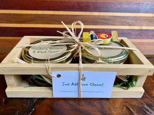 Wine & Cheese Gift Crate